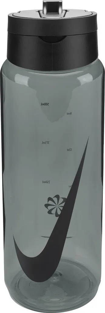 Nike TR Renew Recharge 680ml Antracite - Borraccia con Cannuccia Fitness