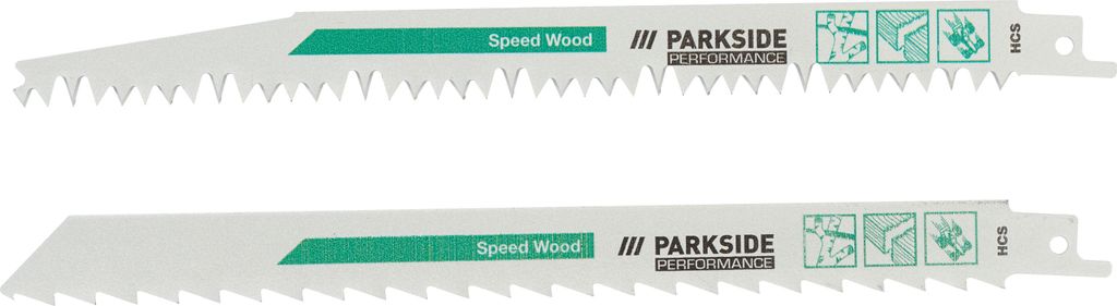 PARKSIDE PERFORMANCE® Säbelsägeblätter Performance 2tlg. Produktbild 