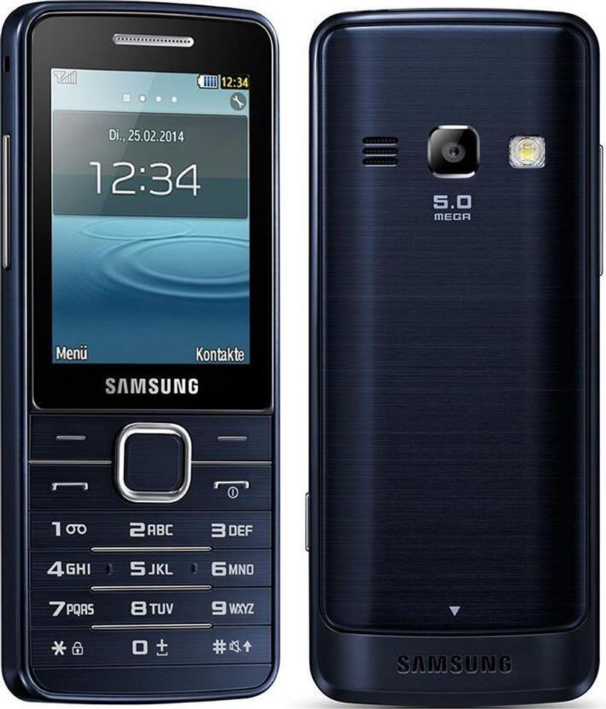 Samsung GT-S5611 Black Blue Dual Sim MP3 UKW Radio Kamera Obrázek produktu 