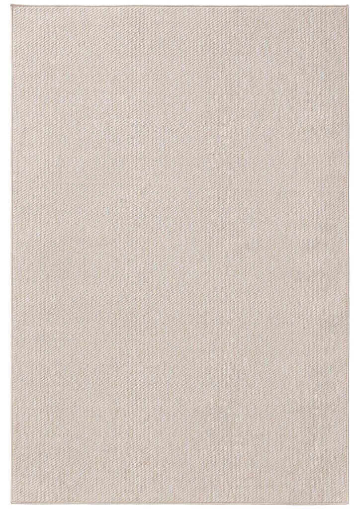 In- & Outdoor-Teppich Iowa Creme 200x300 cm Wohnzimmer Rechteckig Einfarbig Modern Kurzflor benuta Skandinavisch