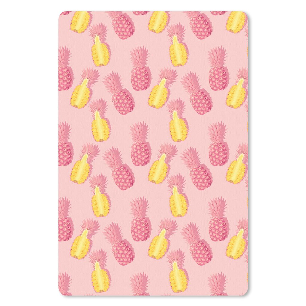MuchoWow Mauspad Mousepad Sommer - Ananas - Muster 18x27 cm - Mousepads - Maus Mat - Pad - Mausunterlage