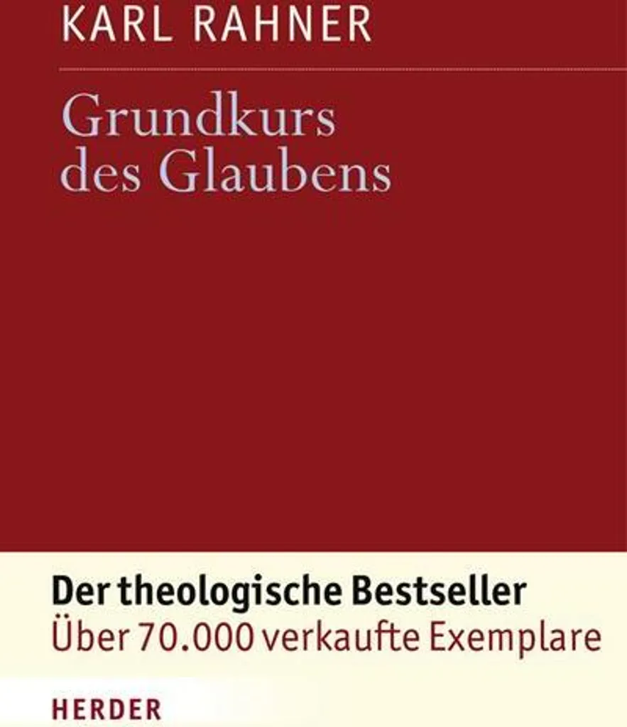 Livre Grundkurs des Glaubens manuel de théologie dogmatique catholique