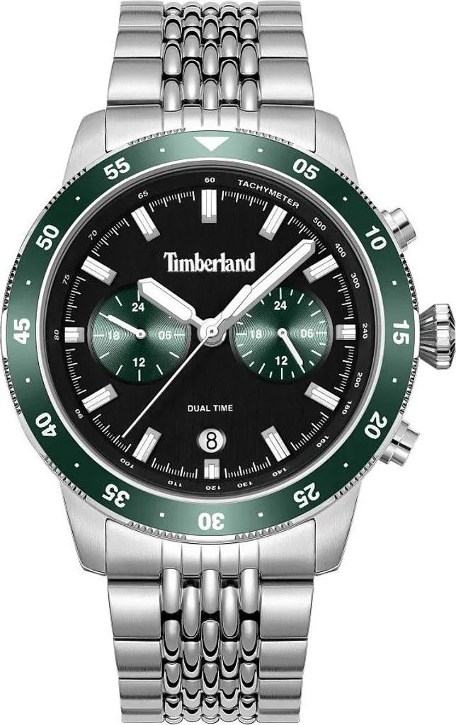 Montre homme Timberland TDWGK0094304 acier inoxydable au design argenté