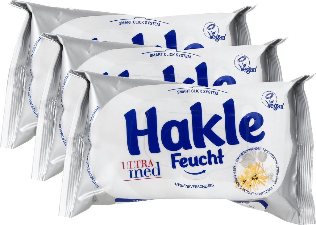 Hakle Feucht Ultra med 42 Blatt - Mit Hamamelis & Panthenol Produktbild 