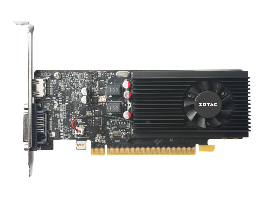Zotac ZT-P10300A-10L, GeForce GT 1030, 2 GB, GDDR5, 64 Bit, Produktbild 