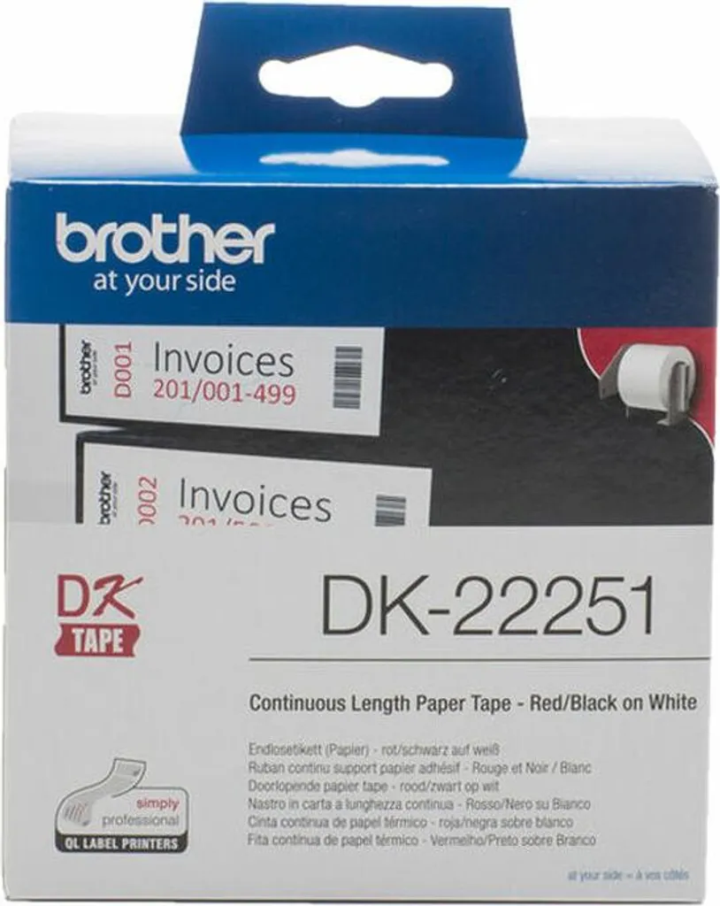 Adattatore DisplayPort-HDMI Brother DK22251 15,24 m Blu Bianco Nero