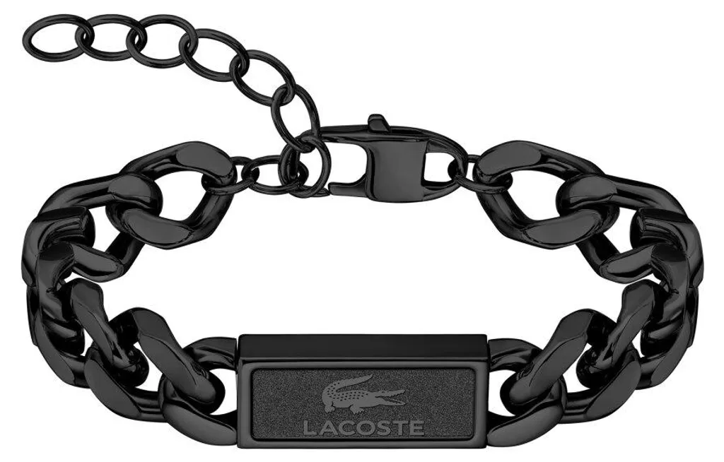 Bracelet masculin acier noir 2040441 - Accessoire idéal look bureau