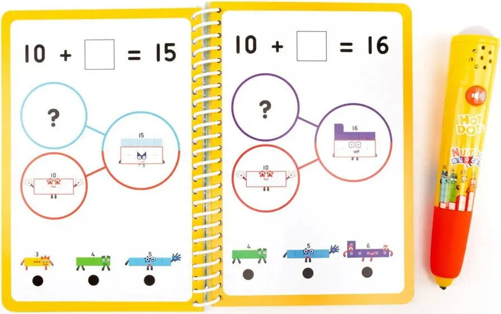 Apprendre à Compter de 11 à 20 Hot Dots Méthode de Mathématiques Visuelles - 4
