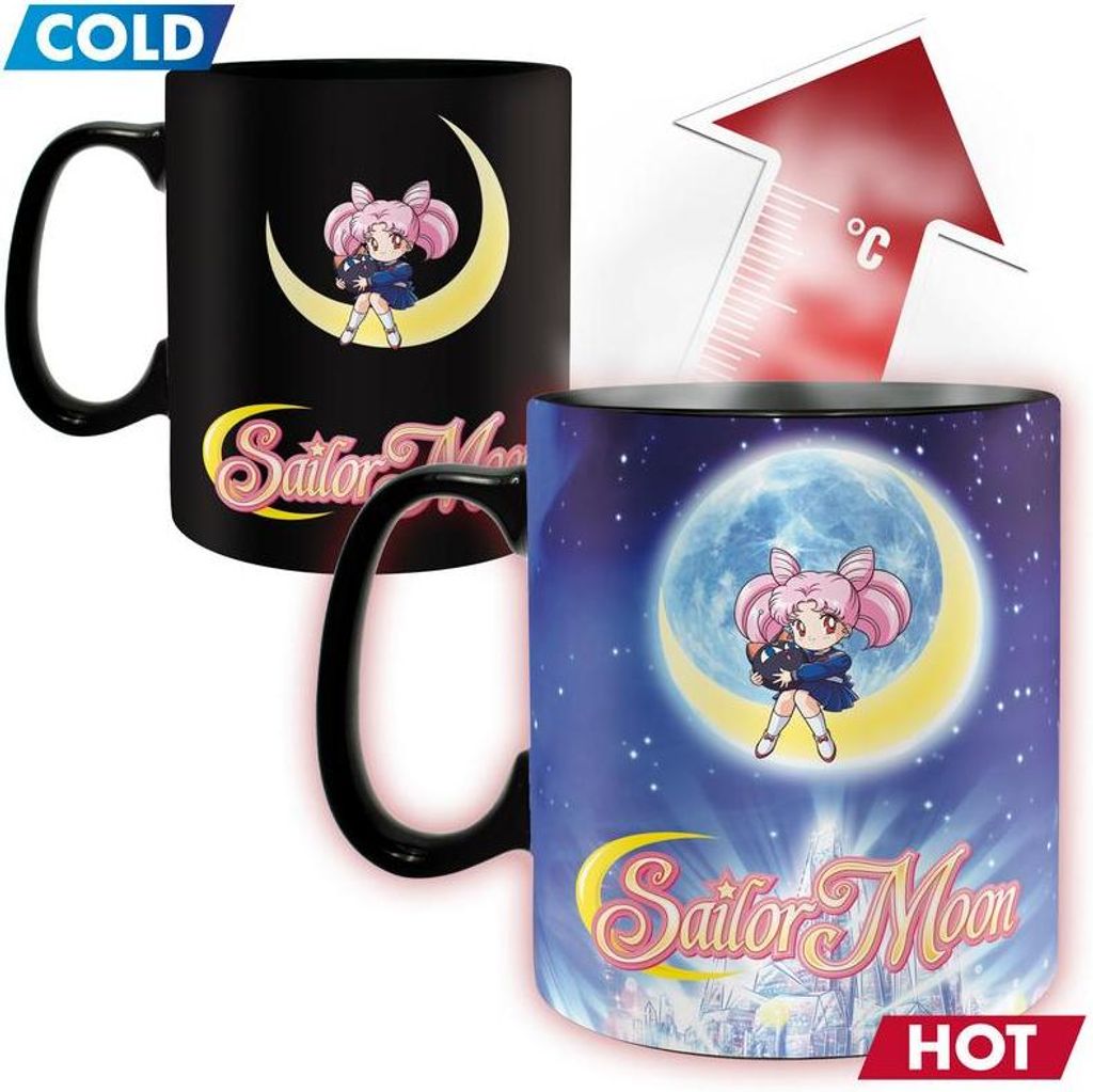 Tazza termica Sailor Moon - Sailor & Chibi (460 ml) Immagine del prodotto 