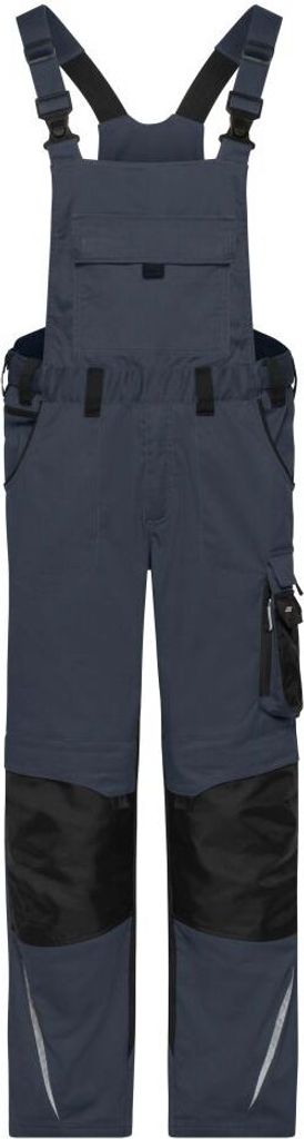 Workwear Pants with Bib - STRONG - carbon/black, Gr. 42
