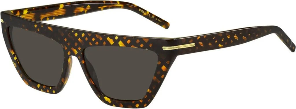 Lunettes de Soleil de Luxe Hugo Boss 1609/S Monture Rectangulaire Noir