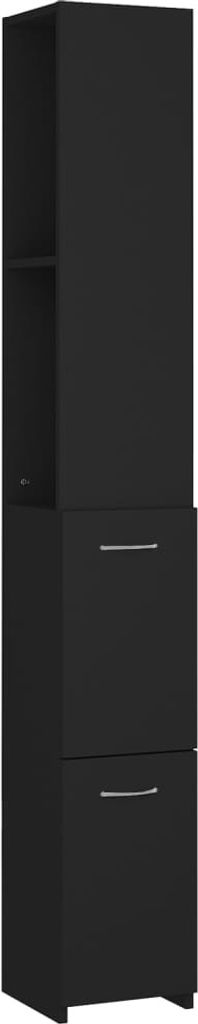 VidaXL 808432, Czarny, Drewno, 250 mm, 265 mm, 1700 mm, 1 Zdjęcie produktu 