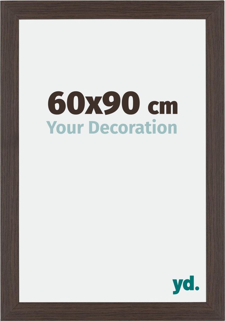 Bilderrahmen, 60x90 cm, Eiche Dunkel, MDF, Mura