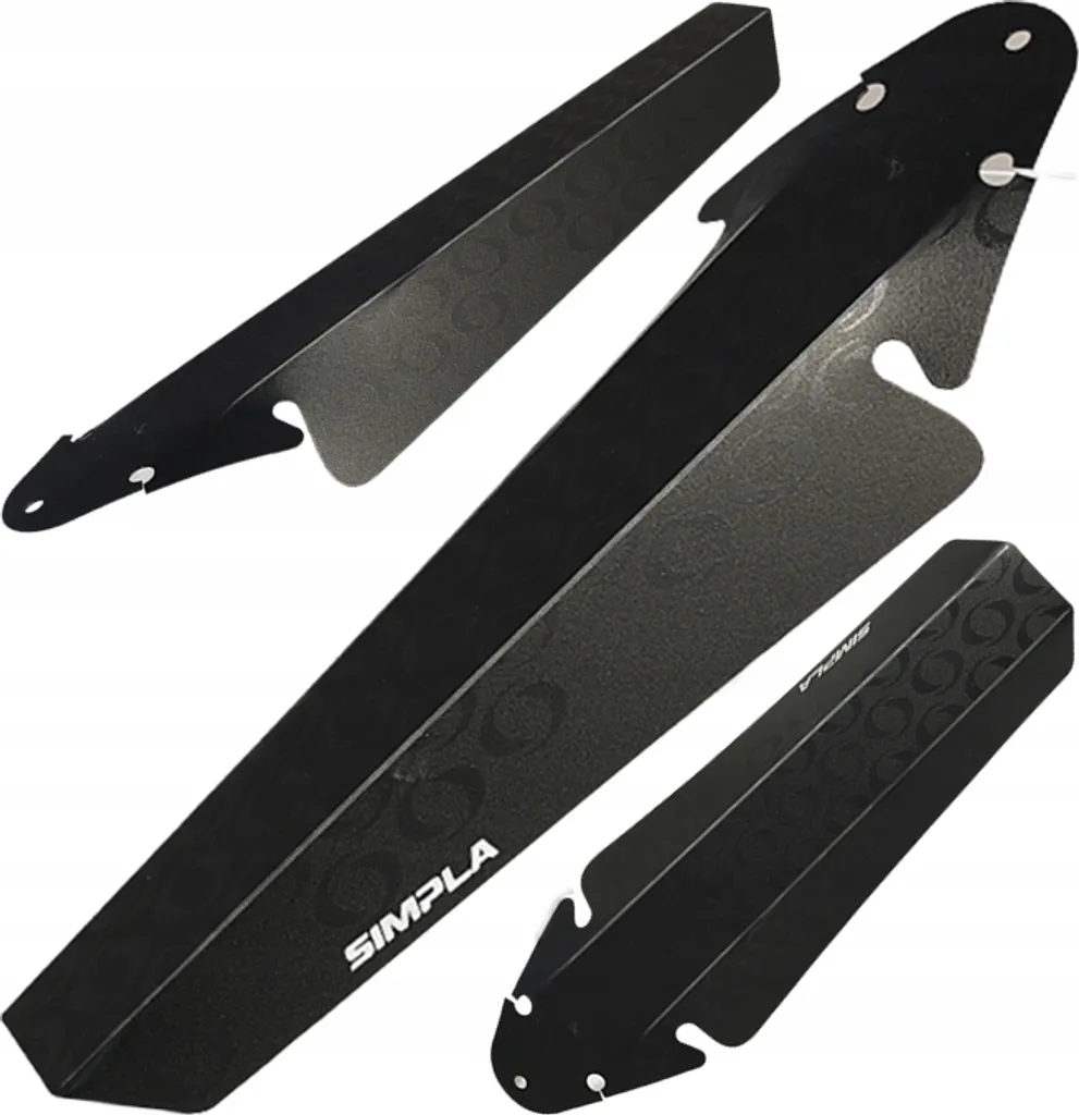 Simpla IQ Saddle Wing Ass Saver Garde-Boue de Selle Noir Universel