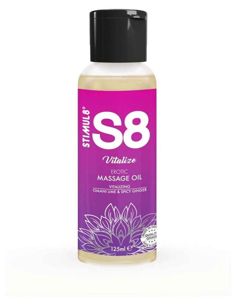 Stimul8 - S8 Vitalisierendes Limetten-Massageöl 125 Ml