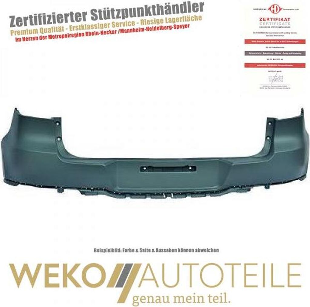 Stoßstange hinten DIEDERICHS 2255255 für VW
