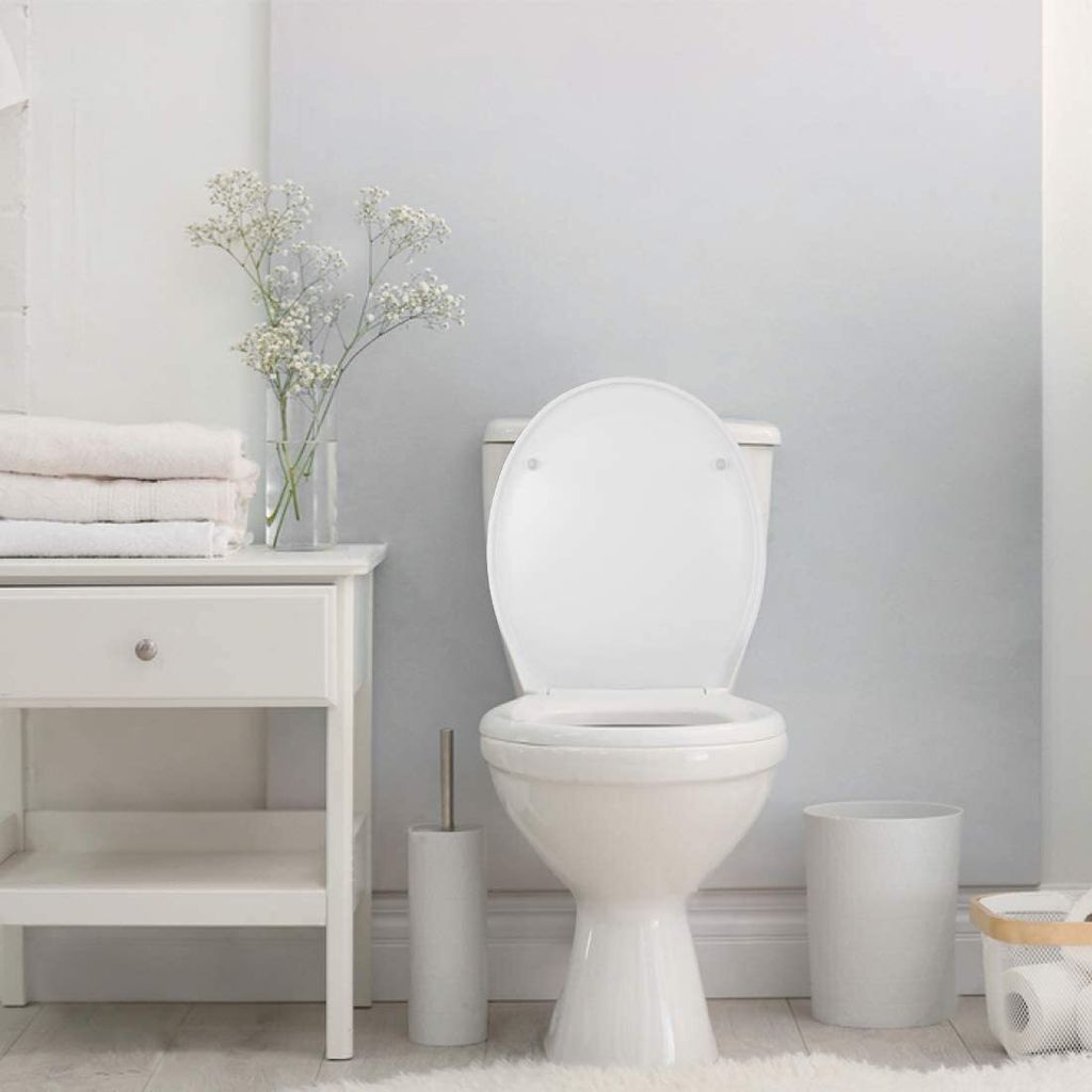 Toilettendeckel O Form WC-Sitze, Toilettensitzbezug mit Produktbild 7