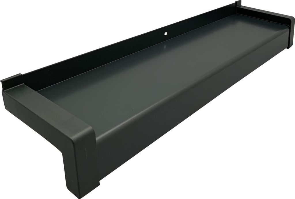 Gutmann Aluminium Fensterbank anthrazit RAL 7016 Tiefe: 260 mm Länge: 2100 Kunststoffgleitabschluss