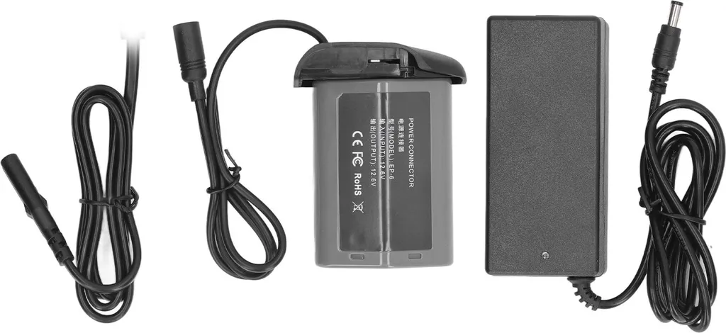 IT Batteria fittizia EL18, decodifica completa, set di alimentazione CA per D4, D4S, D5, D6