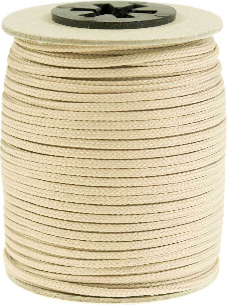 50 Meter Polyesterschnur Flechtschnur 2mm, 8-fach geflochten, Kumihimo Flechten