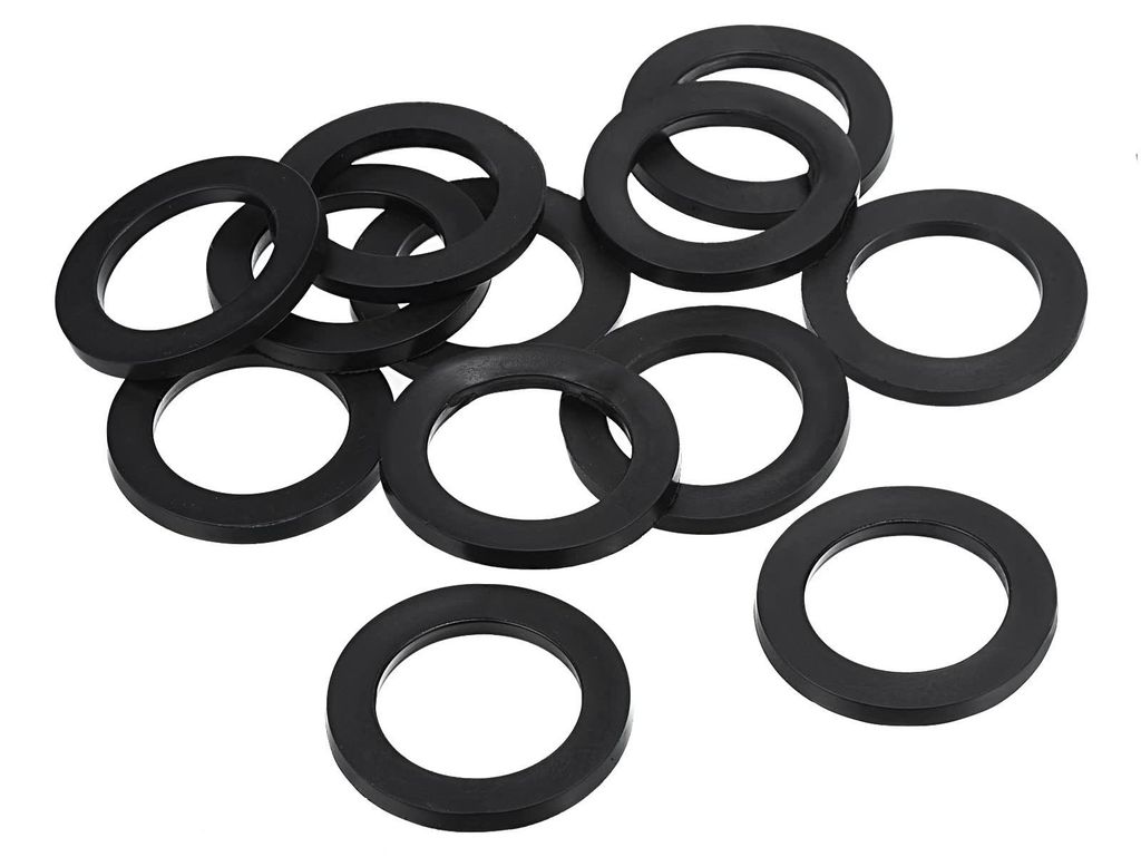 Flachringe, 12 Stück, 32 mm Innendurchmesser, 46 mm Außendurchmesser, Dichtringe, Unterlegscheiben, Dichtring für Wasserhahn, Rohr, Wasserschlau...