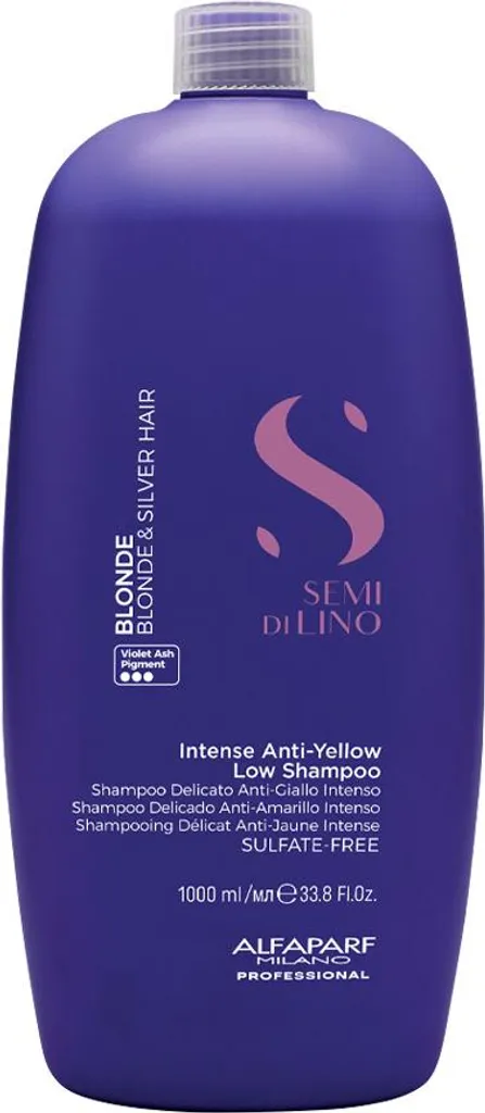 Alfaparf Semi di Lino Blonde 1000ml | Shampoo Low Anti-Yellow Professional