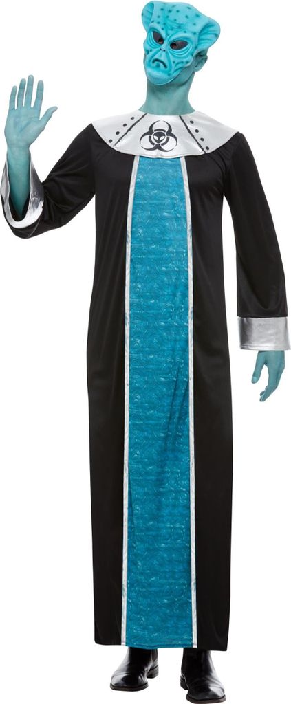 Alien Lord Heer Blauw Kostuum XL