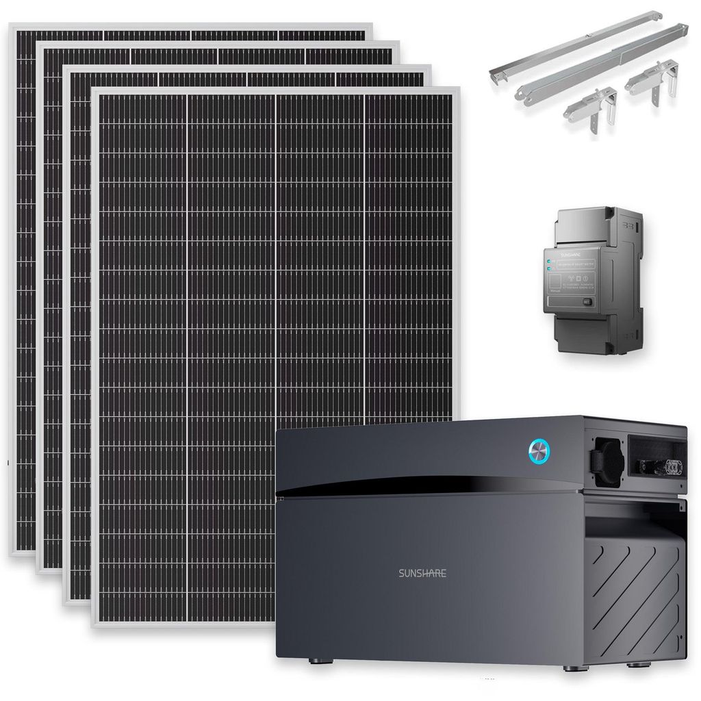 SUNSHARE Ray Lite 800W Module mit 2 kWh Glory Speicher, Produktbild 