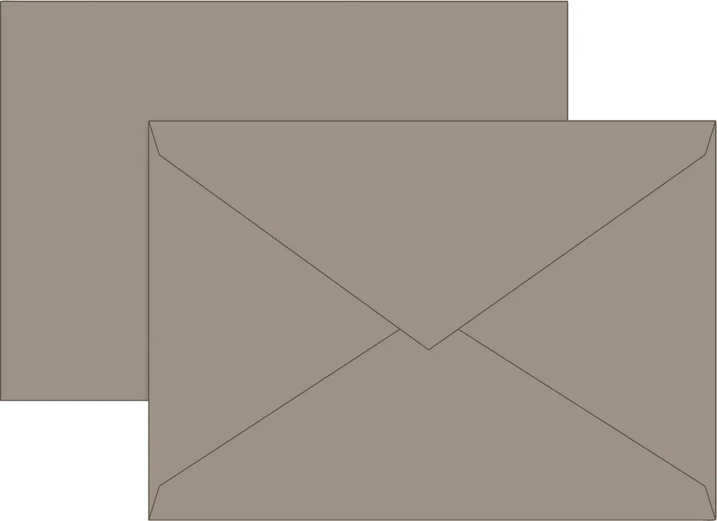 Enveloppes C5 pour Faire-part et Invitations Taupe BRUNNEN 105125485