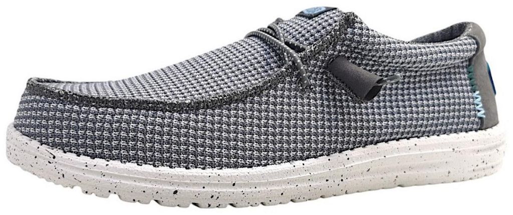 Hey Dude Wally Sport Mesh Herrenschuhe Slipper Grau Productafbeelding 