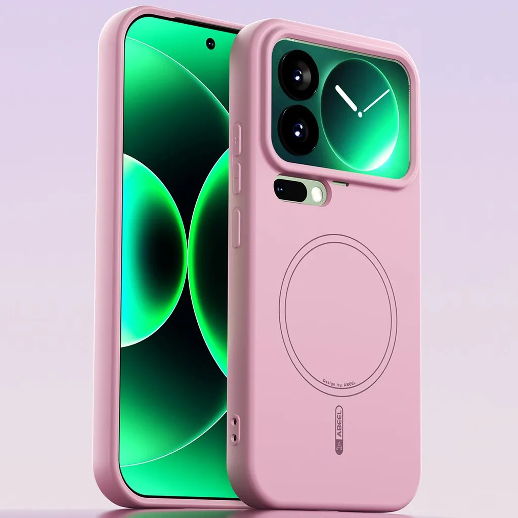 Cover Xiaomi 17 Pro Rosa MagSafe | Silicone Antiurto e Antigraffio