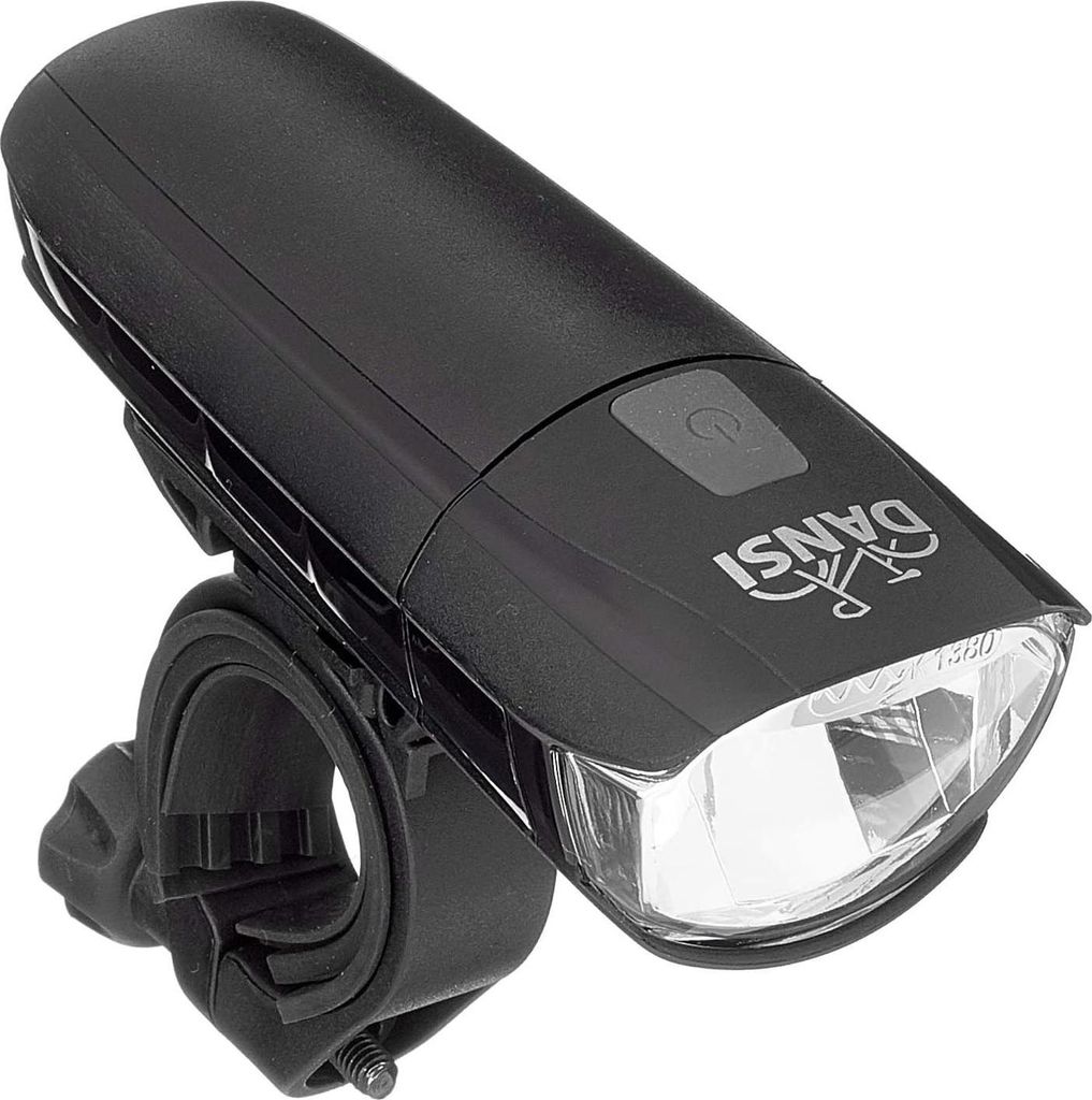 Dansi LED Fahrrad Frontleuchte 30/15 Lux Frontlampe Produktbild 