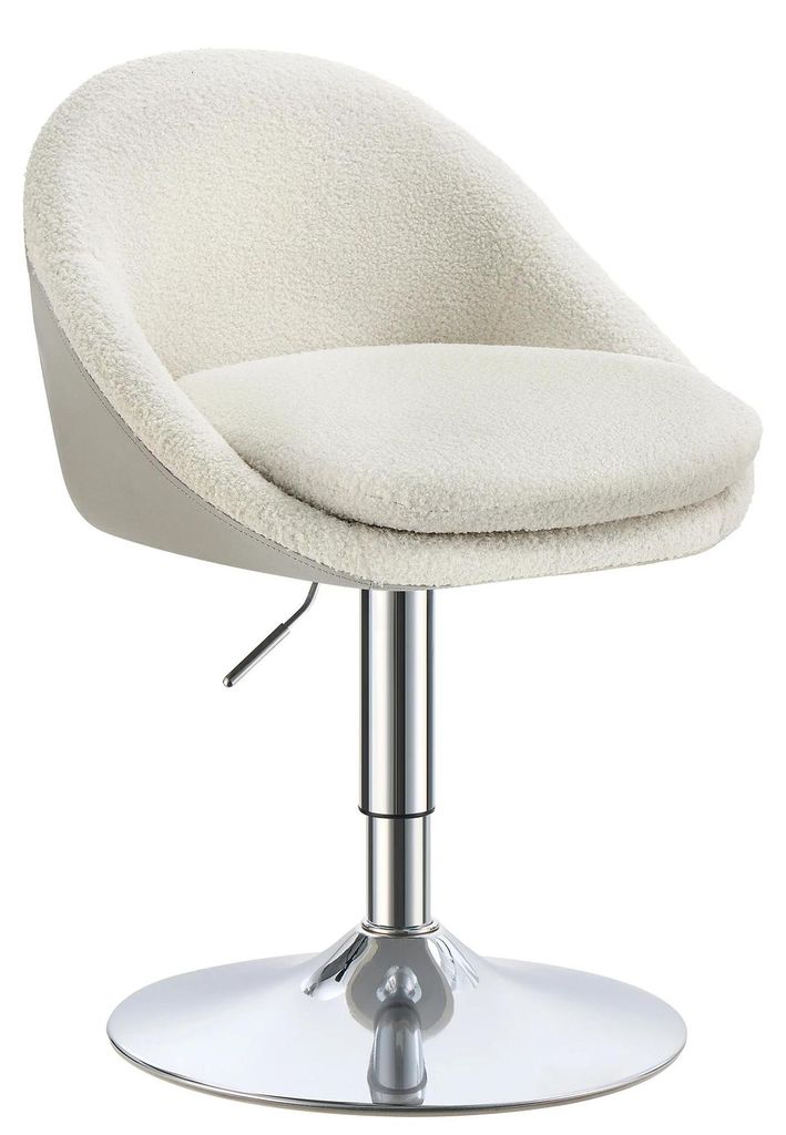 Barhocker - Höhenverstellbar - Drehbar - Für Bar, Schminktisch und Büro - Pink