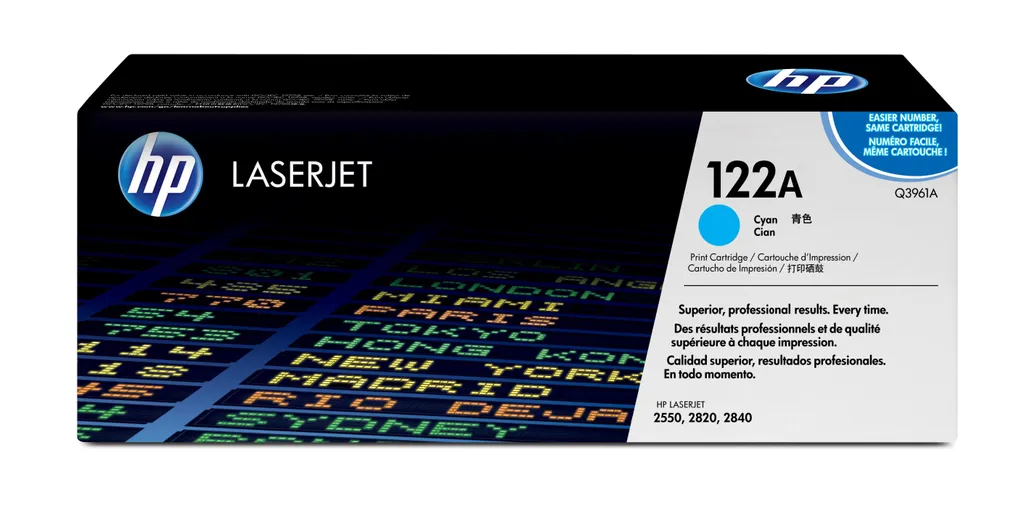 Cartuccia Toner HP Q3961A Ciano 122A Originale | Resa 4000 Pag. LaserJet