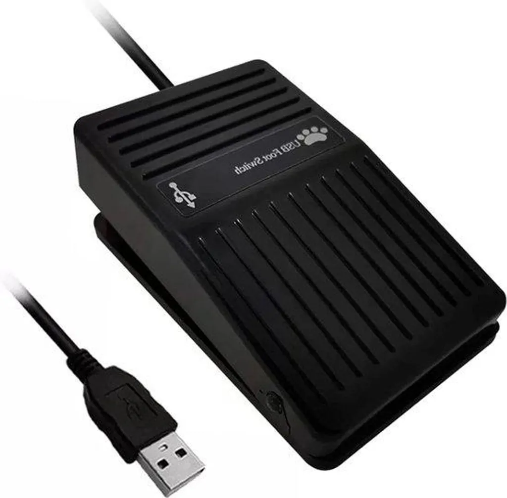 Pédale de commande USB filaire pour simulateur de vol et de course