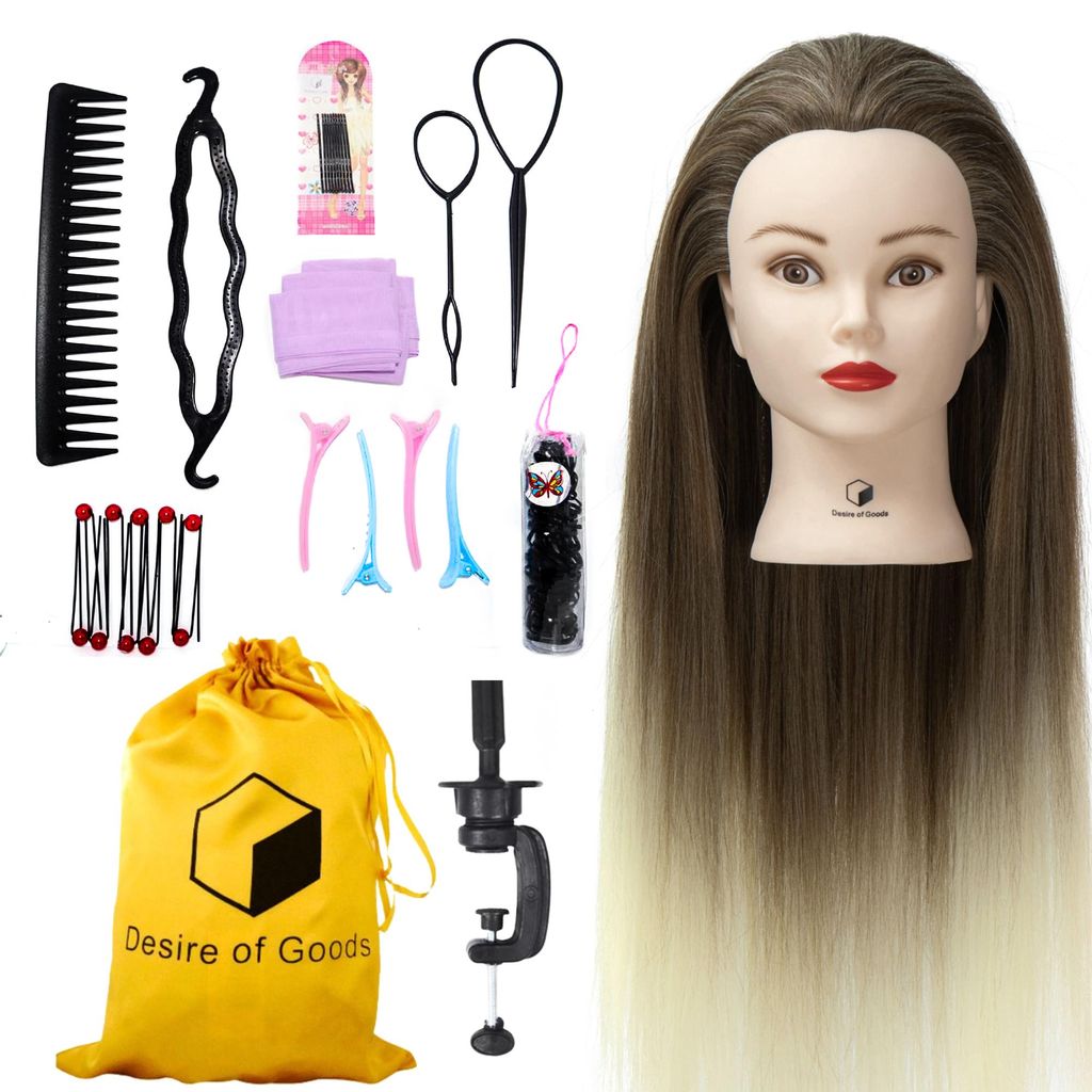 Desire of Goods Tête d'entraînement pour coiffure – Ombre – Image du produit 