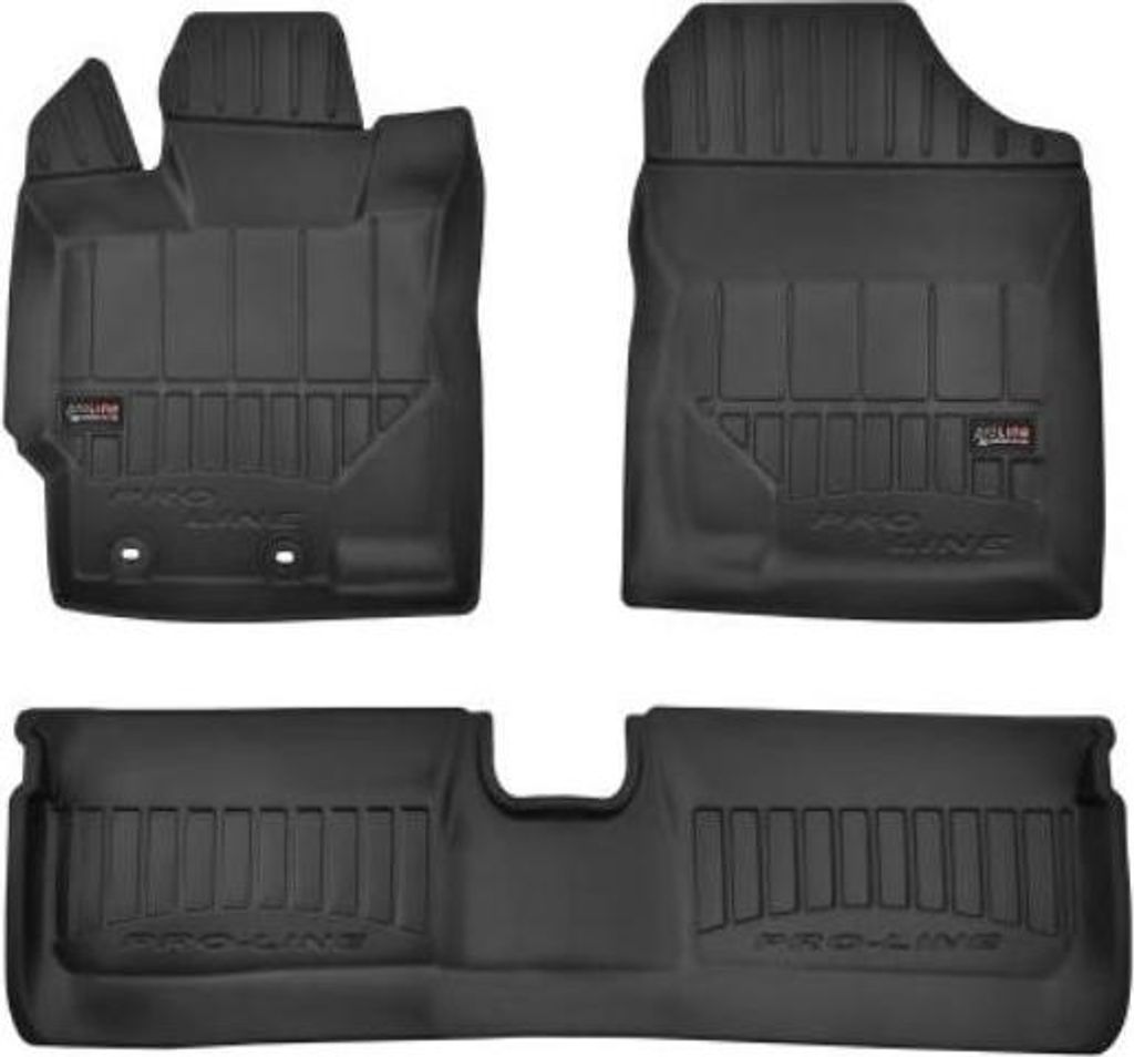 FROGUM ProLine 3D TPE Fußmatten für TOYOTA Yaris Schrägheck (P13) Vorne+Hinten