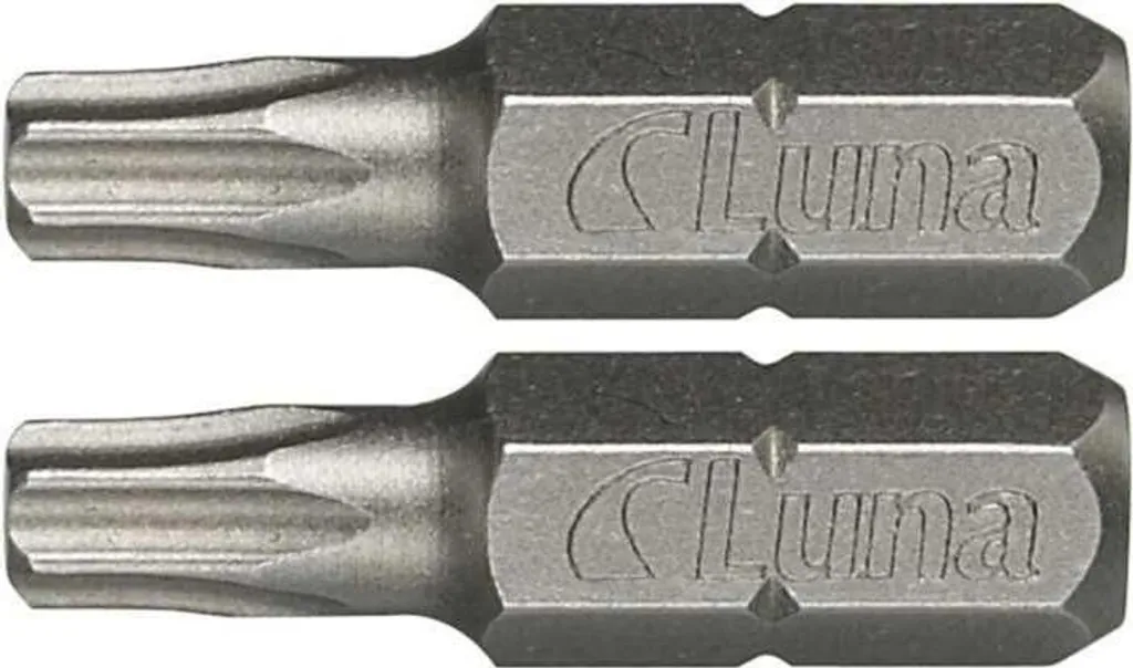 Embout de sécurité TX25 Luna en acier robuste avec trou central 2pcs