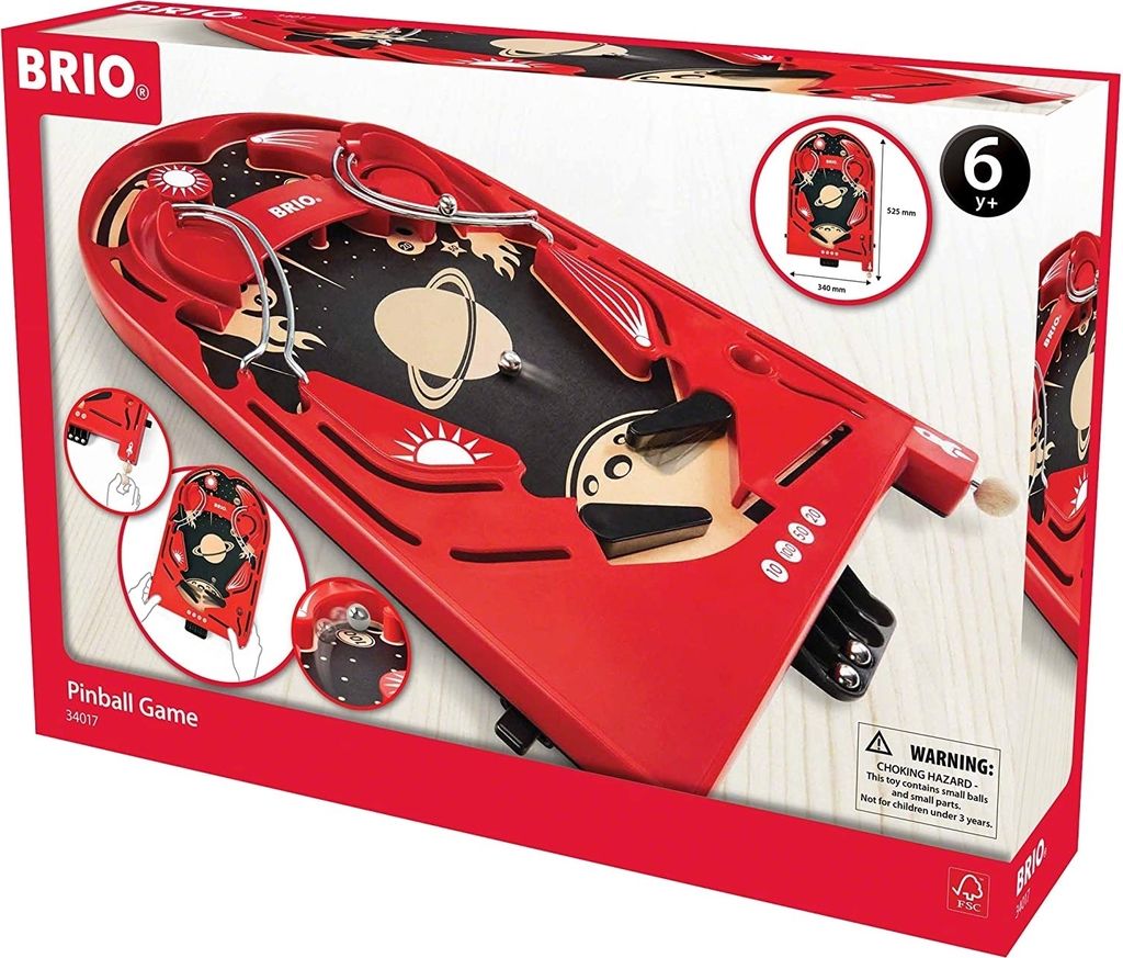 BRIO Pinball Game, Stolová hra, Akékoľvek pohlavie, 0,3 rok Obrázok produktu 
