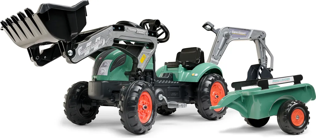 Tracteur à Pédales Falk Vert : Occuper son Enfant au Jardin avec Plaisir