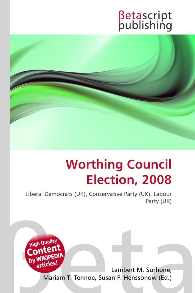 Worthing Council Election, 2008