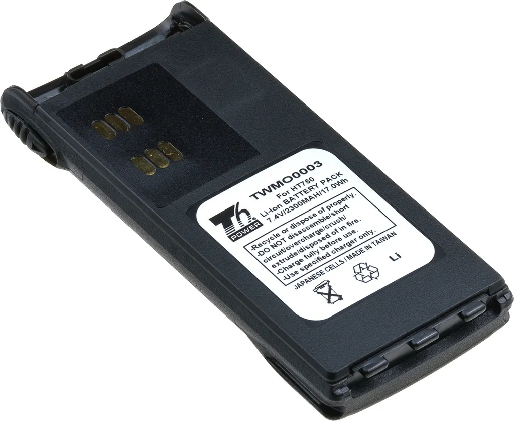Batterie Motorola GP360 7,4V Li-Ion T6 Power de 2300mAh longue autonomie