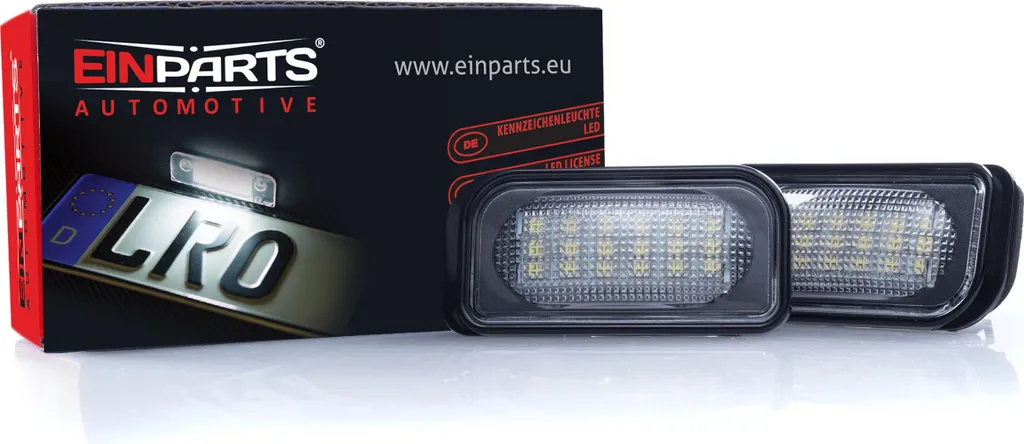 Feux de plaque d'immatriculation à LED pour Mercedes W203 4D 12V