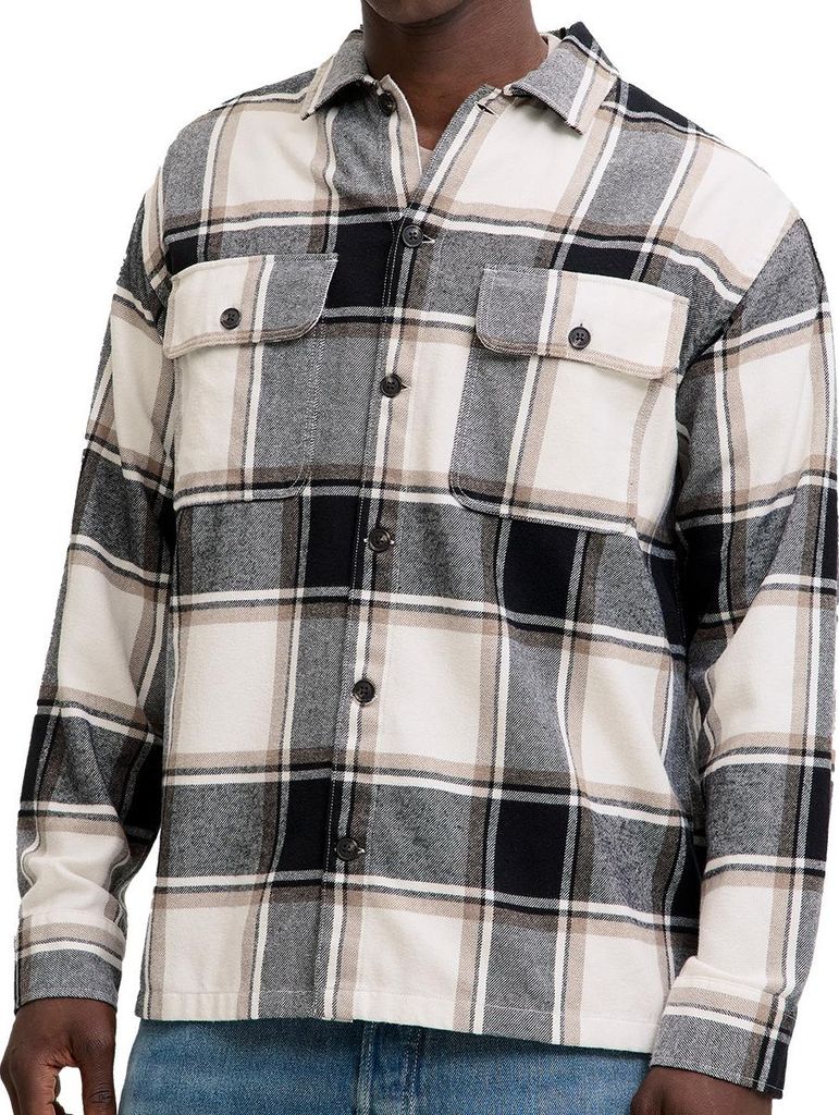 Jack & Jones Charge Hemdjacke / Overshirt Vielseitig kombinierbar, Zeitloses Basic für jeden Tag, Lockerer Schnitt