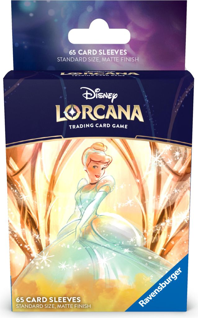 Disney Lorcana Sleeves Cinderella Sensation im Ballsaal (65 Sleeves)