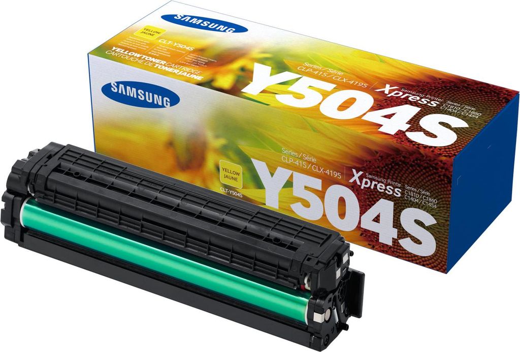 Samsung Oryginalny żółty toner CLT-Y504S, Żółty, 1 szt. Zdjęcie produktu 