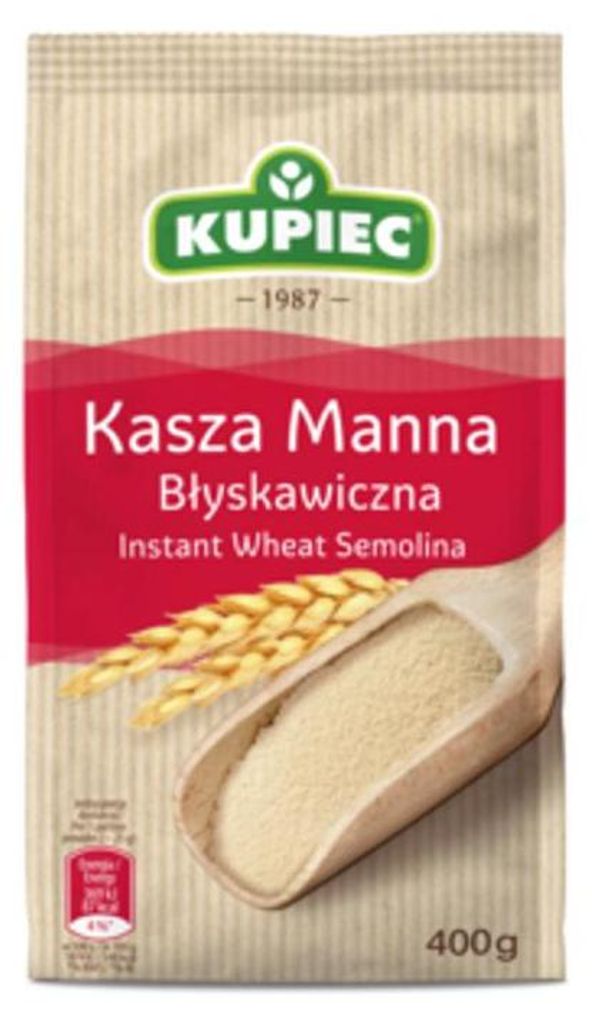 Kupiec kaszka manna błyskawiczna 400 g Obrázok produktu 