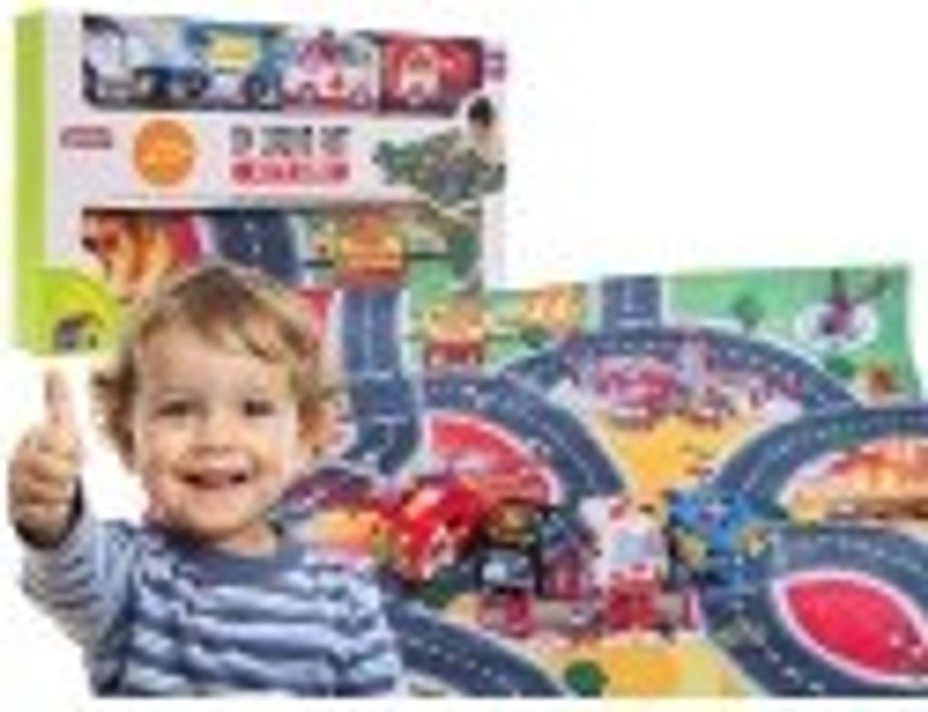 Feuerwehrmatte + weiches Auto-Set