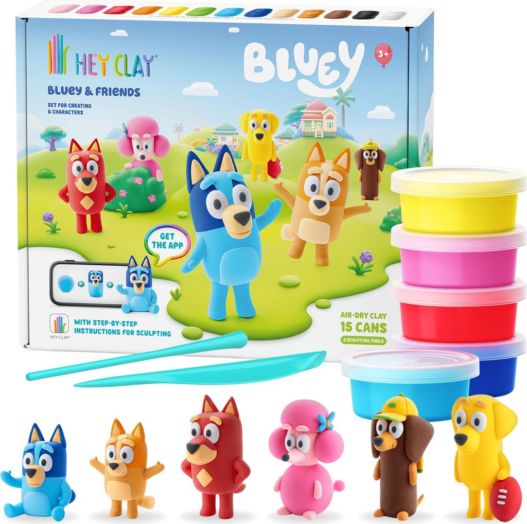 Hey Clay Bluey Modelína pro děti + příslušenství, Obrázek produktu 