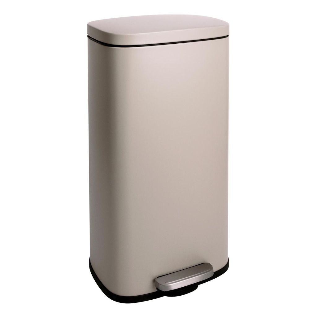 SVITA TQ30 Mülleimer taupe 30L Treteimer Abfallbehälter Produktbild 